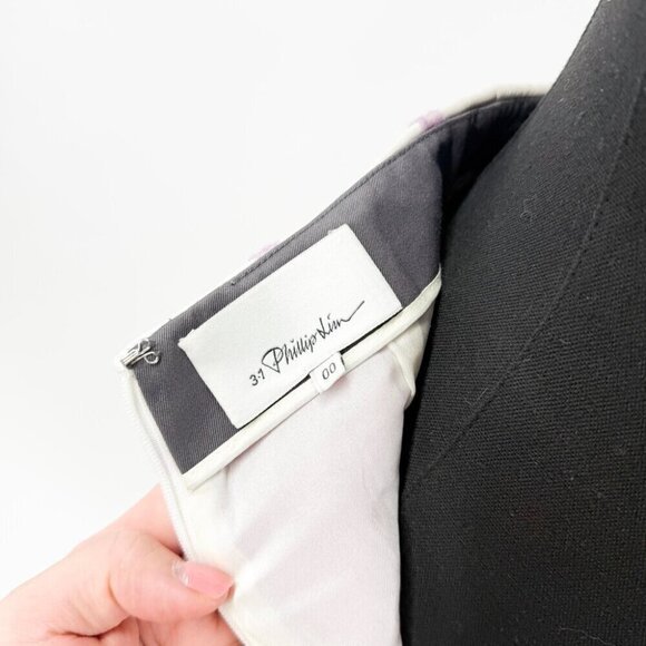 NEW CONDITION 3.1 Phillip Lim fuzzy Grid skirt Angora color - Picture 5 of 10